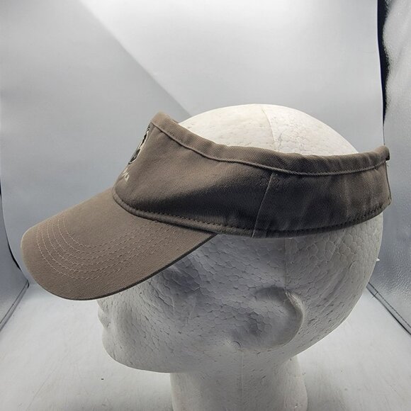 Pebble Beach Gray Golf Visor Hat Cap AHead Vintage Adjustable Casual Outdoors - Picture 2 of 7